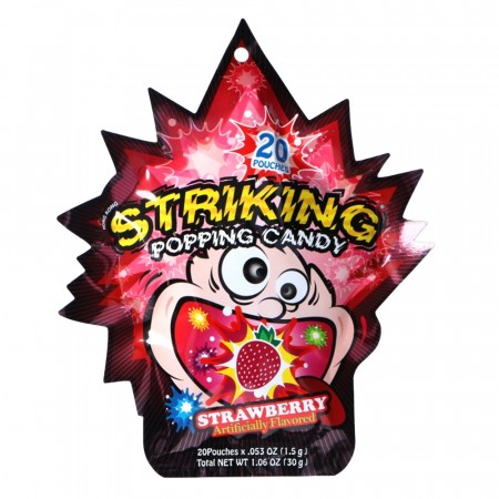 Striking Popping Candy Strawberry 30g