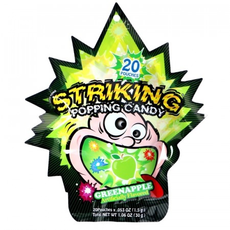 Striking Popping Candy Green Apple 30g