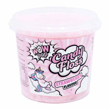 Wowpop Candy Floss Strawberry 50g