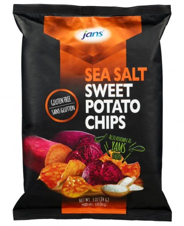 Jans Sweet Potato Chips Sea Salt 84g