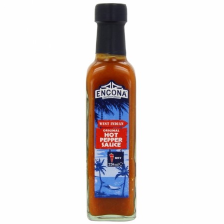 Encona WI Orig Hot Pepper Sauce 220ml