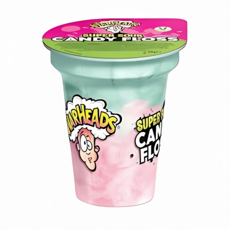 Warheads Super Sour Candy Floss 20g
