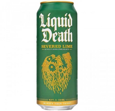 Liquid Death Severed Lime Sparkling Water 500ml