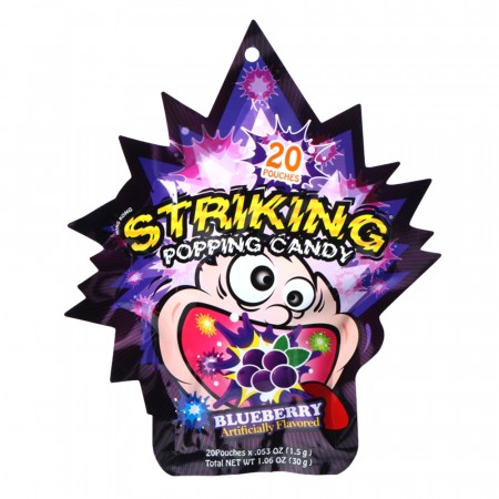 Striking Popping Candy Blueberry 30g