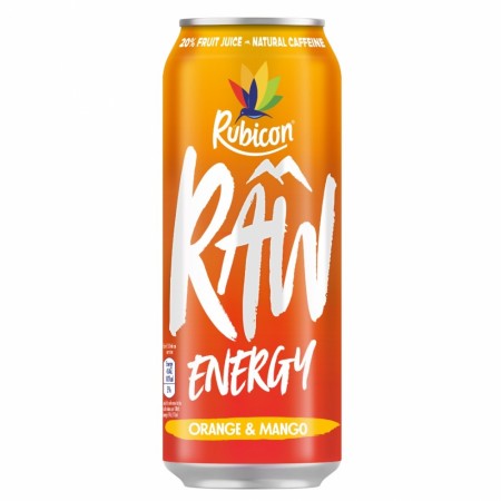 RAW Energy Orange Mango 500ml