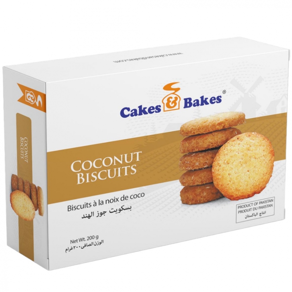 Coconut Biscuits erKokosnøtt-kjeks som gir smaken av tropene i hver bit!