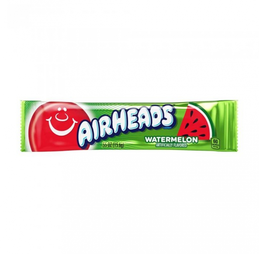 Nyt den saftige og forfriskende smaken av Airheads Watermelon, en smaksopplevelse som tar deg med på en deilig reise av vannmelonens sødme.