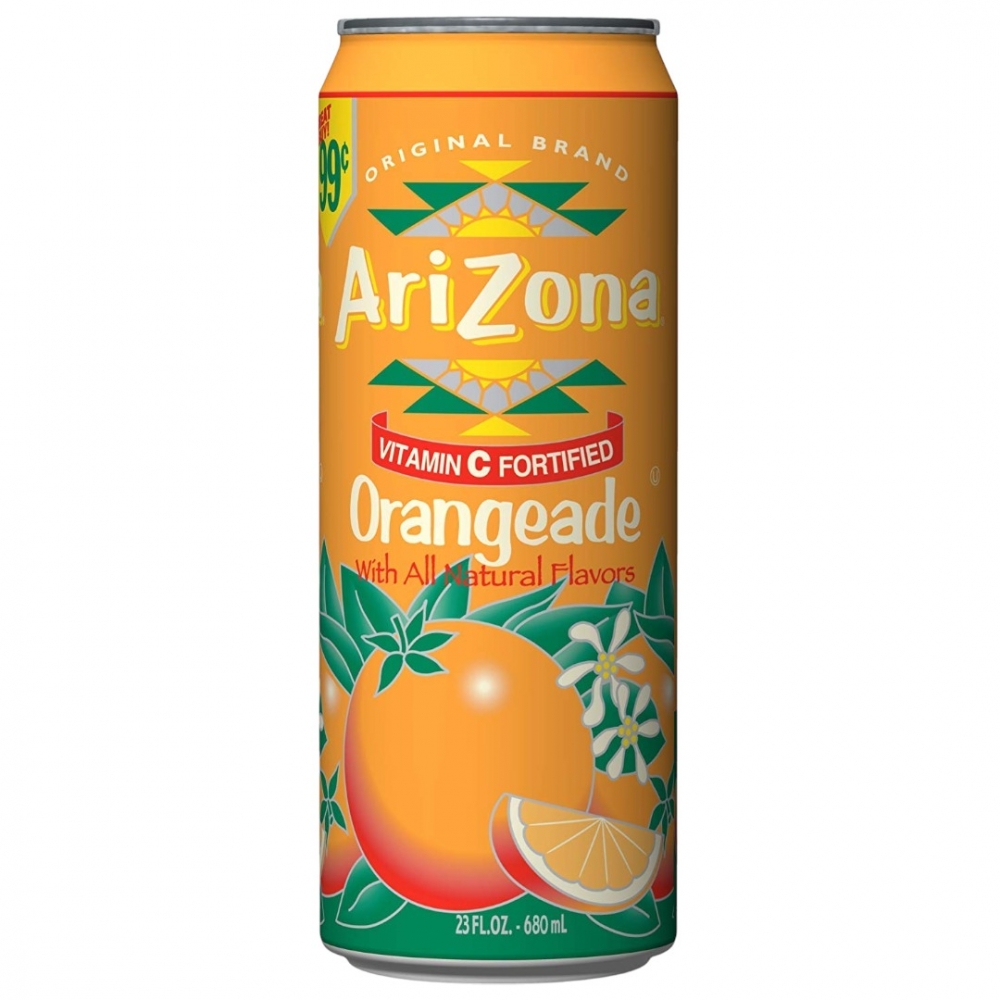 Arizona Orangeade gir deg den autentiske smaken av appelsin.