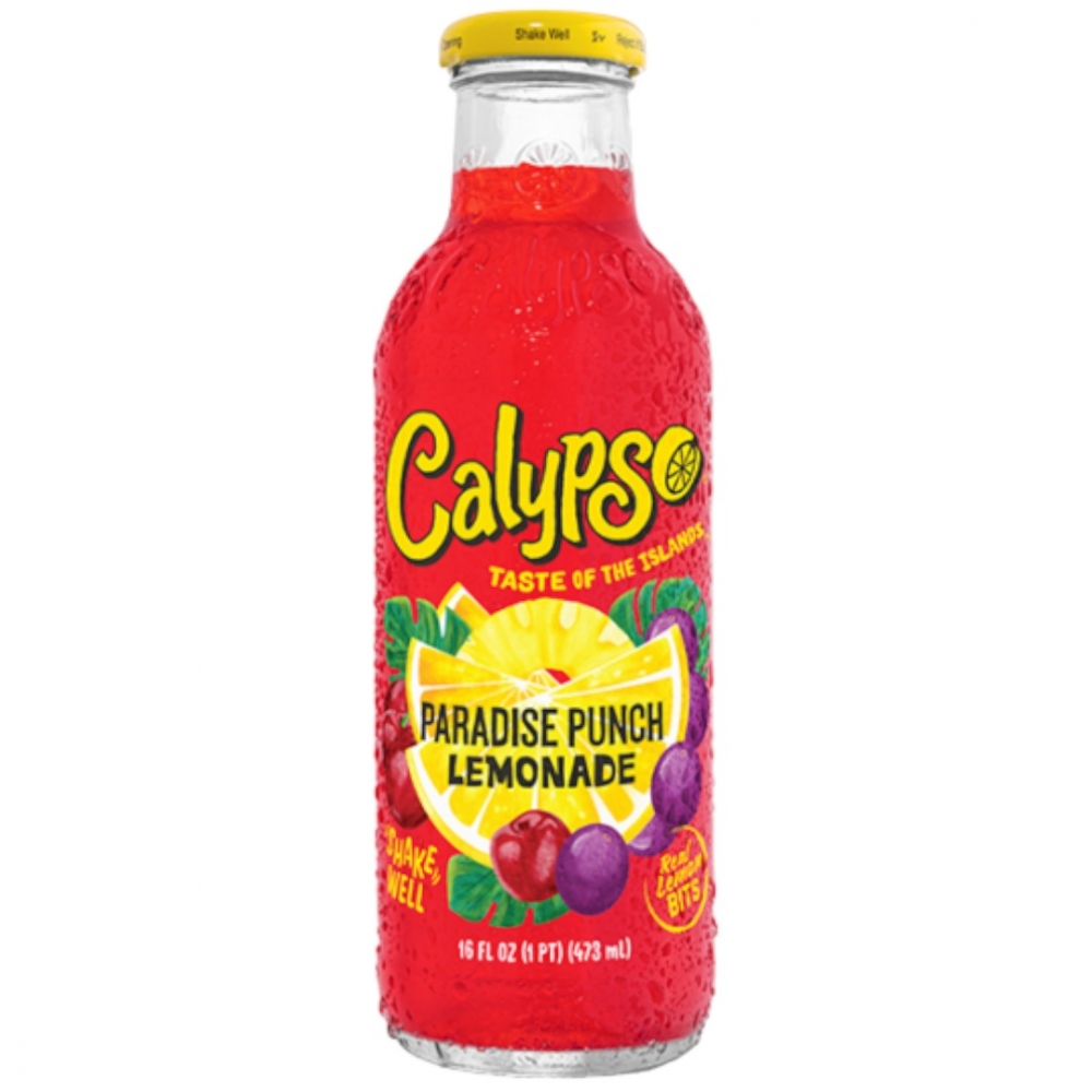 Calypso Paradise Punch Lemonade tar smaksløkene med på en tropisk reise med hver forfriskende slurk.