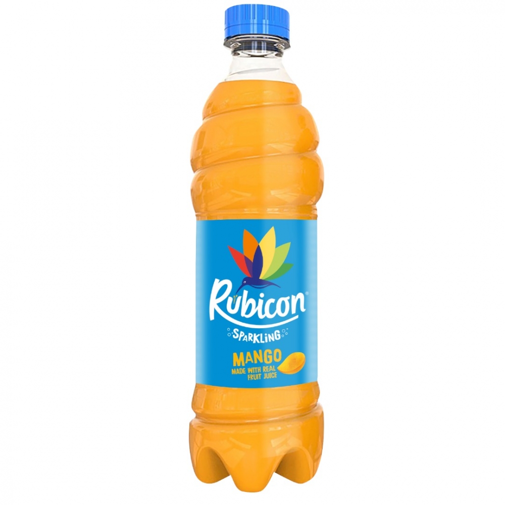 Rubicon Sparkling Mango er en forfriskende brus med den søte og solmodne smaken av mango, som gir en eksotisk smaksopplevelse i hver slurk.