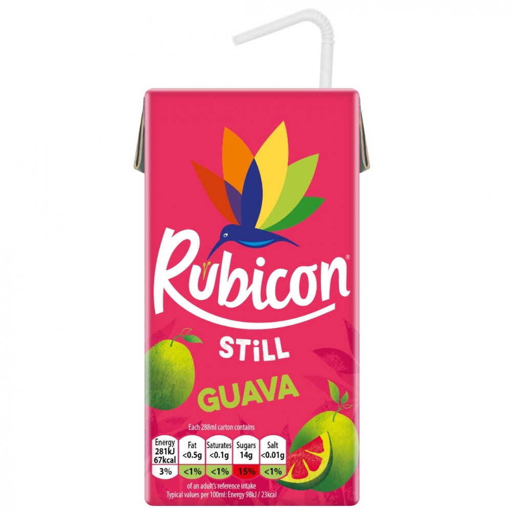 Rubicon Guava Juice, gir deg den intense og forfriskende smaken av saftig guava, perfekt for å nyte en tropisk pause når som helst.