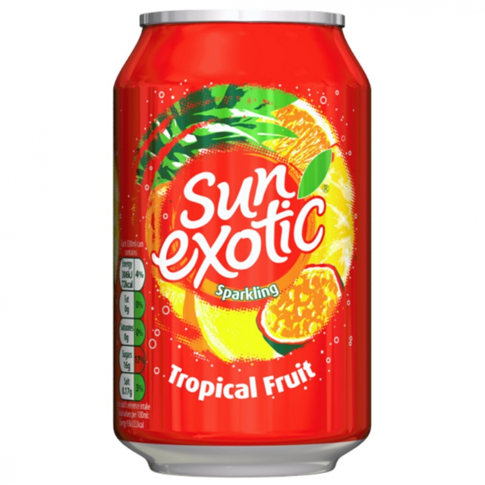 Sun Exotic Tropical er en fristende blanding av ulike eksotiske frukter