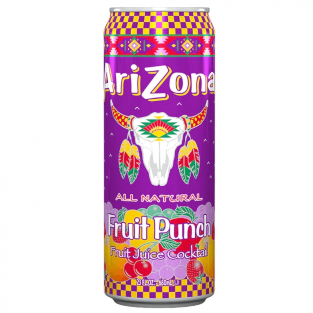 Arizona Tea Fruit Punch er en autentisk blanding av ekte fruktjuice. 
