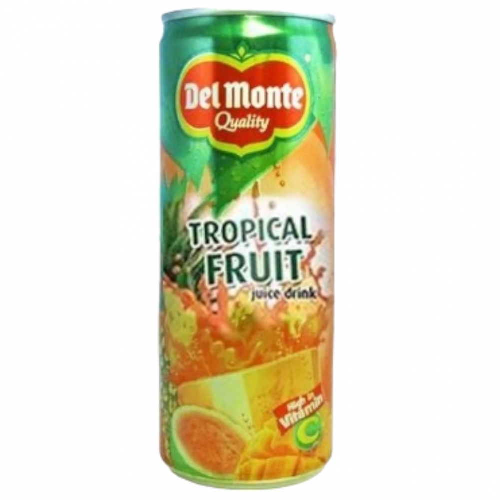 Del Monte Tropical Juice er en eksotisk og forfriskende drikk som kombinerer de deilige smakene av ananas, mango og guava, perfekt for å nyte en tropisk smaksopplevelse når som helst på dagen