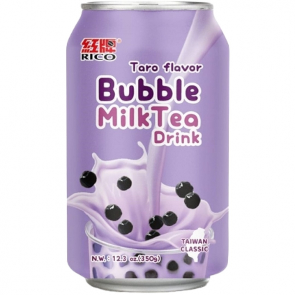 Utforsk en herlig smak av Taro i Rico Bubble Milk Tea Taro. Den kremete blandingen av taro-pulver og melk vil fortrylle smaksløkene dine med hver slurk.