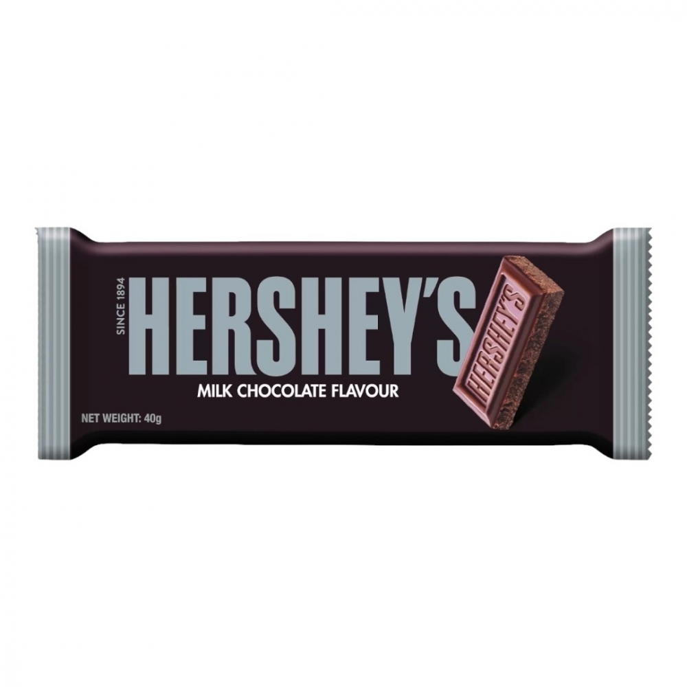 Utforsk den herlige smaken av Hershey's Chocolate Bars med sin deilige melkesjokolade, perfekt for å glede alle sjokoladeelskere.
