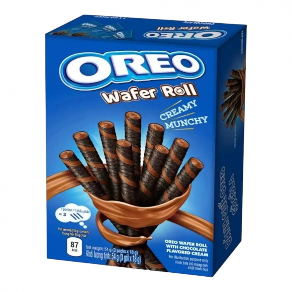 Oreo Chocolate Cream Wafer er vaffel kjeks med smak av Oreo. Utrolig god!