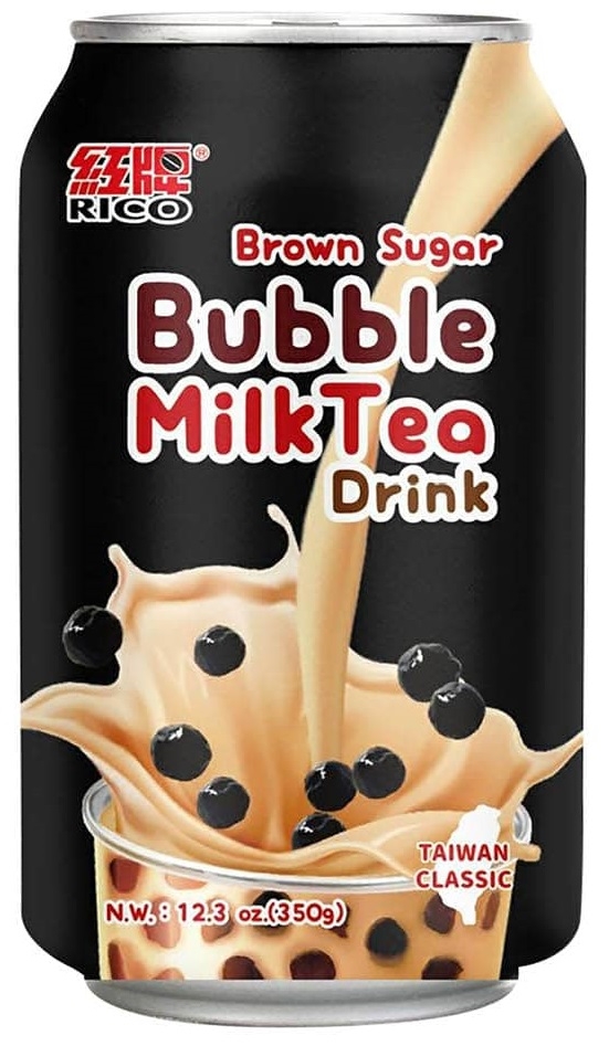 Nyt den delikate smaken av Rico Bubble Milk Tea Brown Sugar. En forfriskende blanding av melk og brunt sukker, perfekt balansert for å tilfredsstille dine smaksløker. 